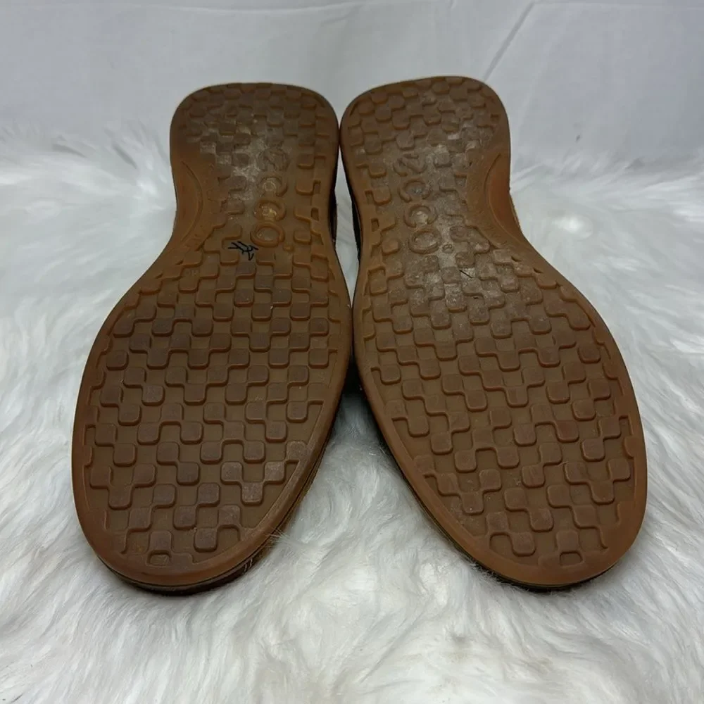 ECCO Yak‎ Two Tone Leather Sneakers Sz 7.5